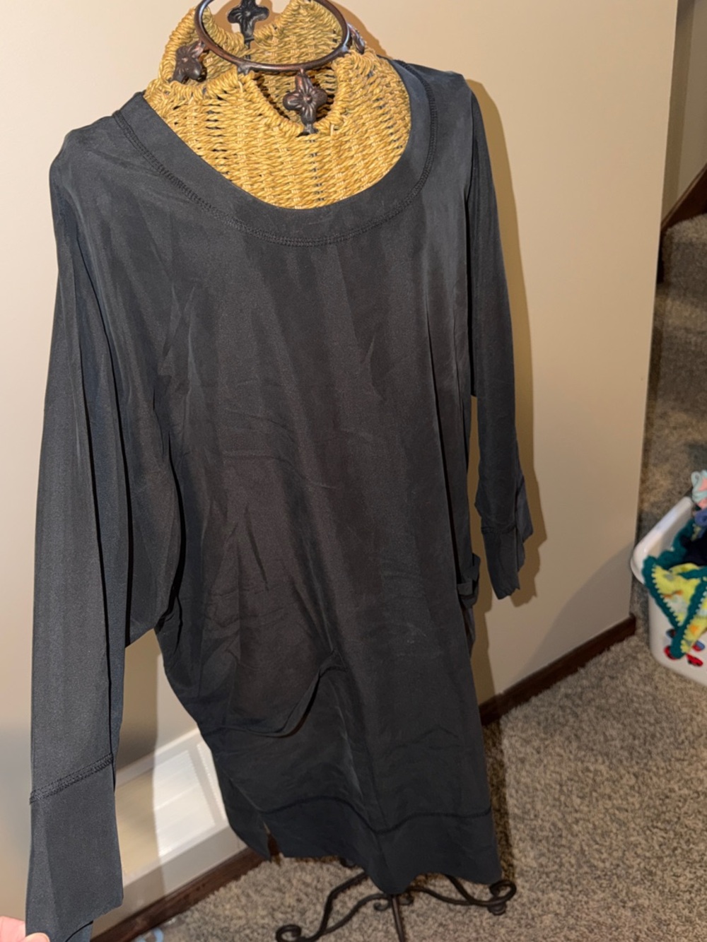 Black Women's Long Sleeve Dress